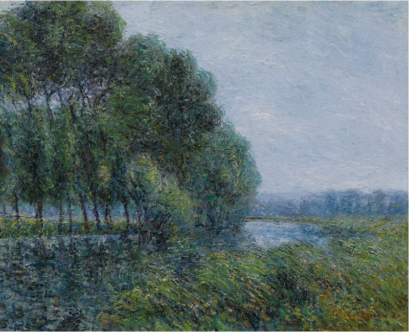 Au bord d'Eure en printemps - Gustave Loiseau