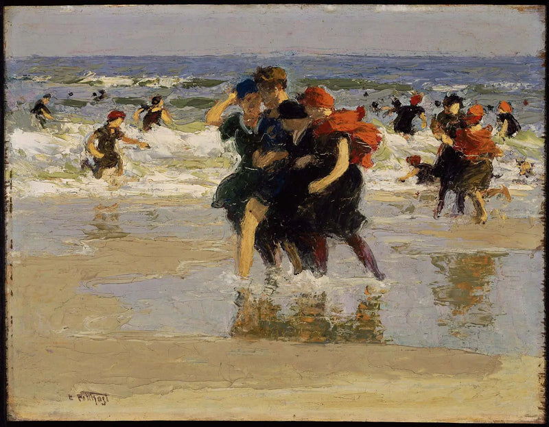 Au bord de la mer - Edward Henry Potthast