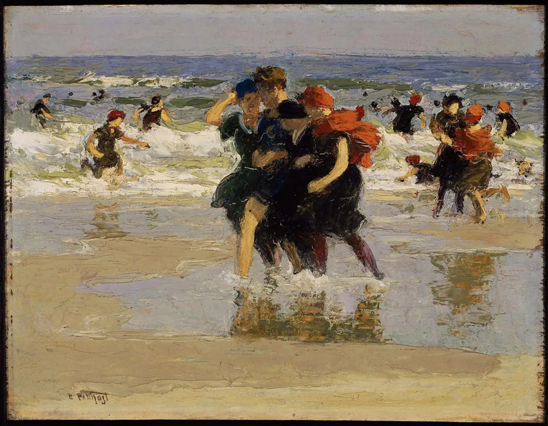 Au bord de la mer - Edward Henry Potthast