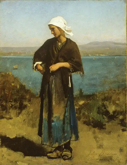 Au bord de la mer - Jules Breton