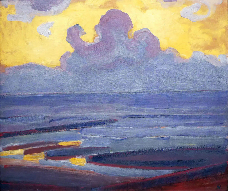 Au bord de la mer - Piet Mondrian