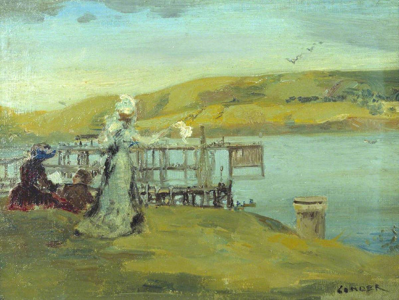 Au bord de la mer : Swanage - Charles Conder