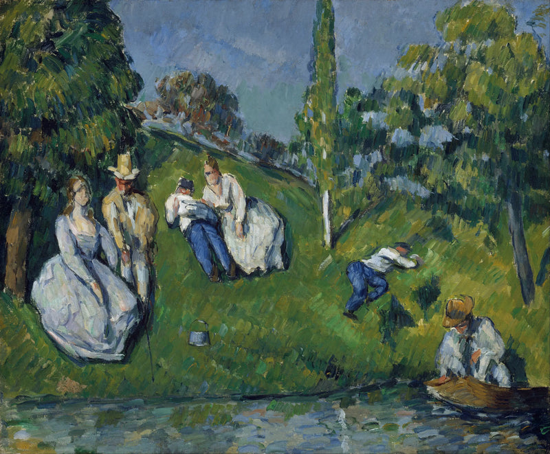 Au bord de l'étang - Paul Cézanne