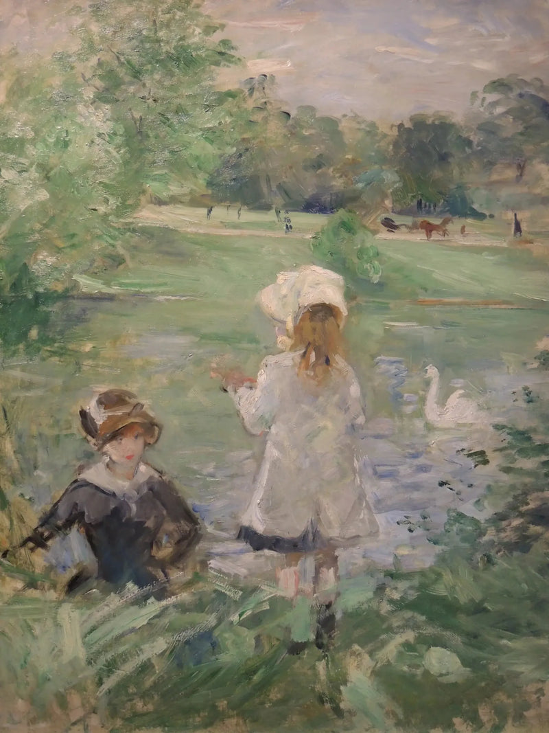 Au bord du lac - Berthe Morisot