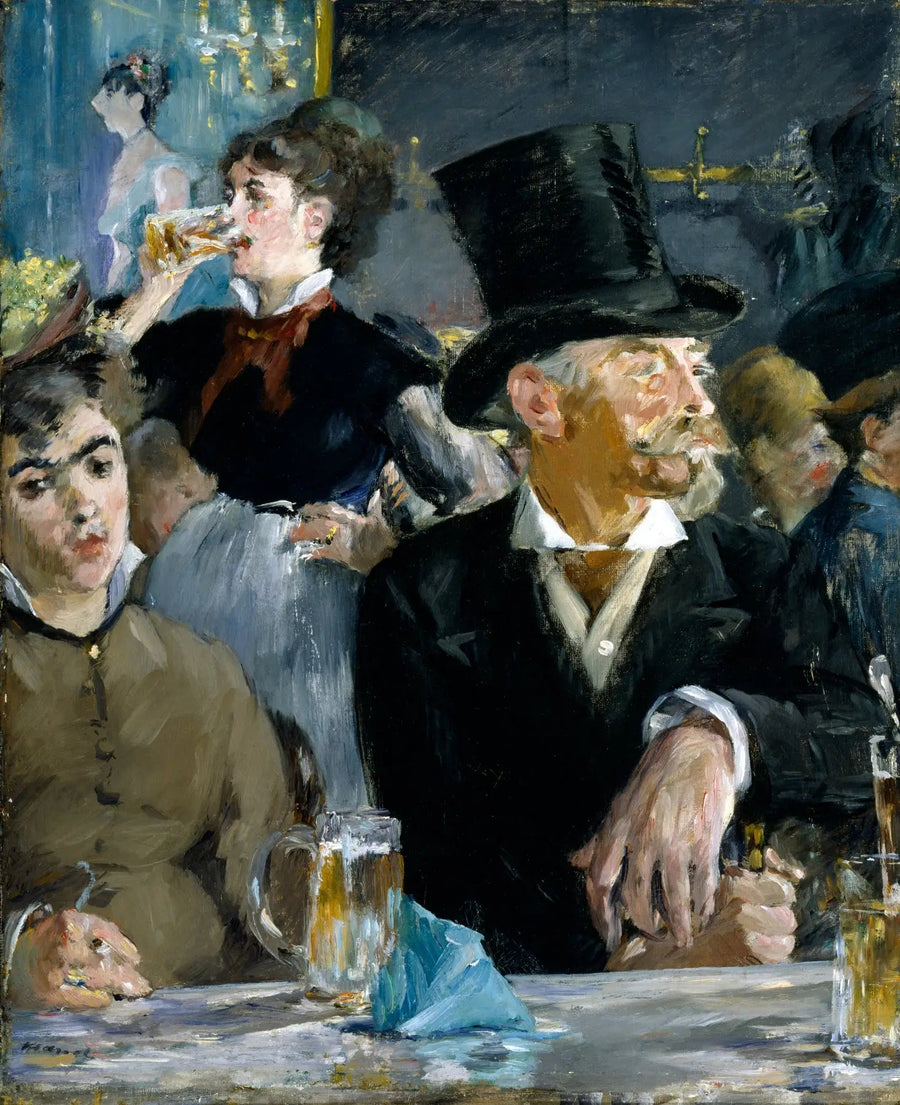 Au Café, Café-concert - Édouard Manet