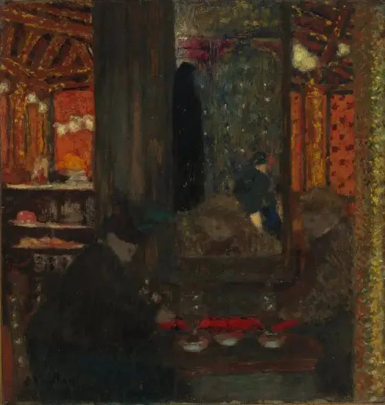 Au Café - Édouard Vuillard