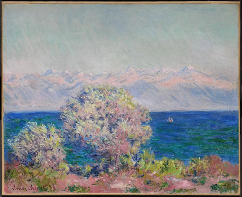 Au Cap d'Antibes par vent de mistral - Claude Monet