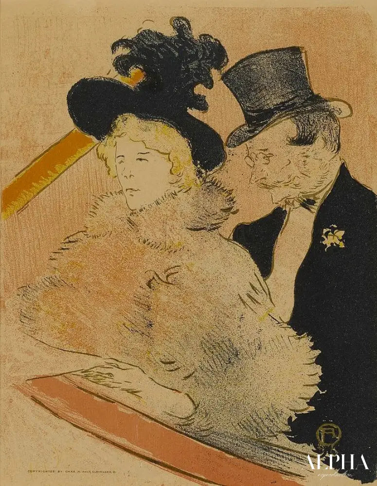 Au Concert - Toulouse Lautrec - Reproductions de tableaux et peintures haut de gamme