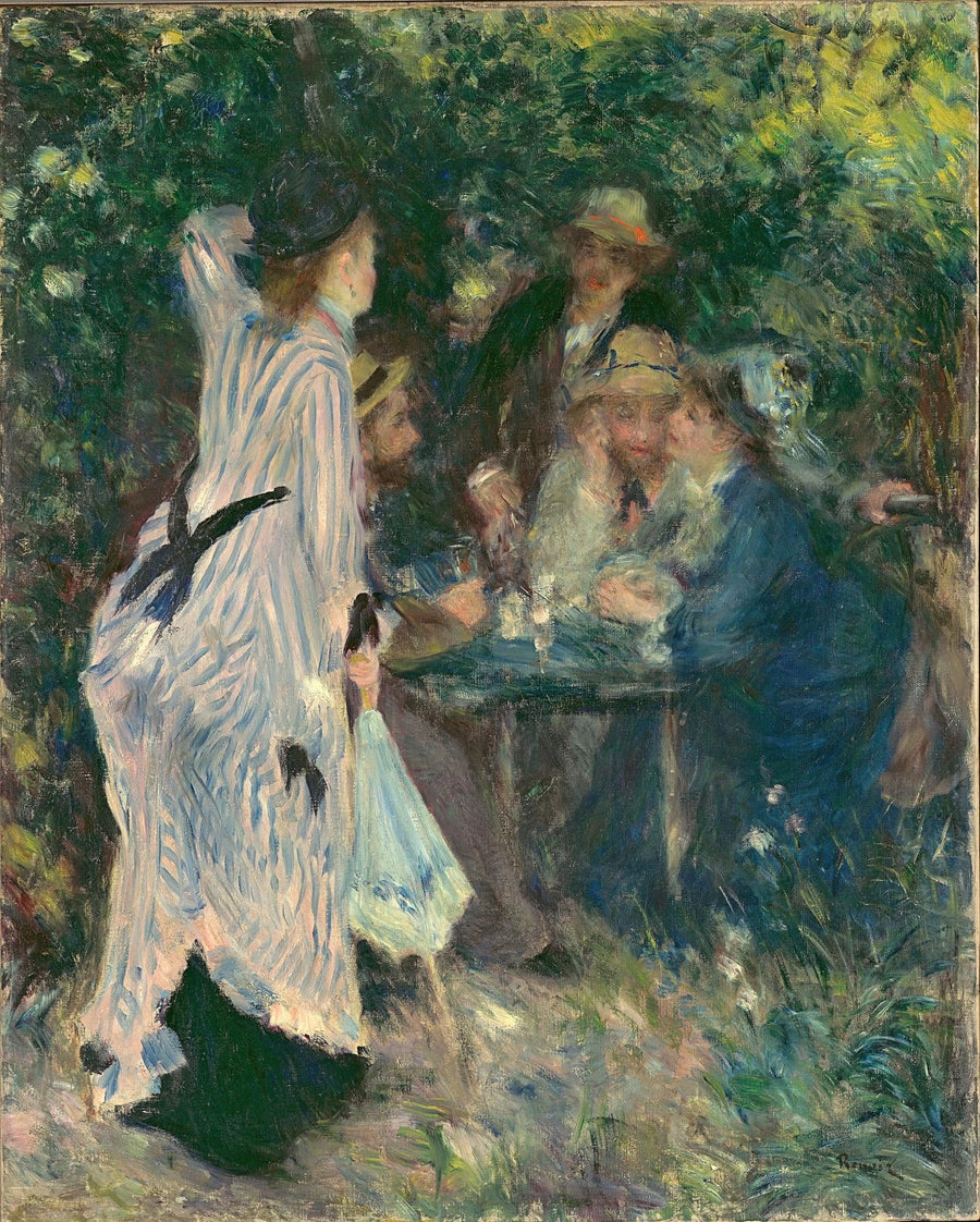 Au jardin, sous les arbres du Moulin de la Galette, 1876 – Renoir