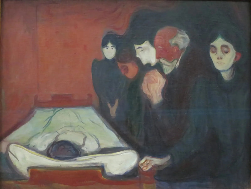 Au lit de mort - Edvard Munch