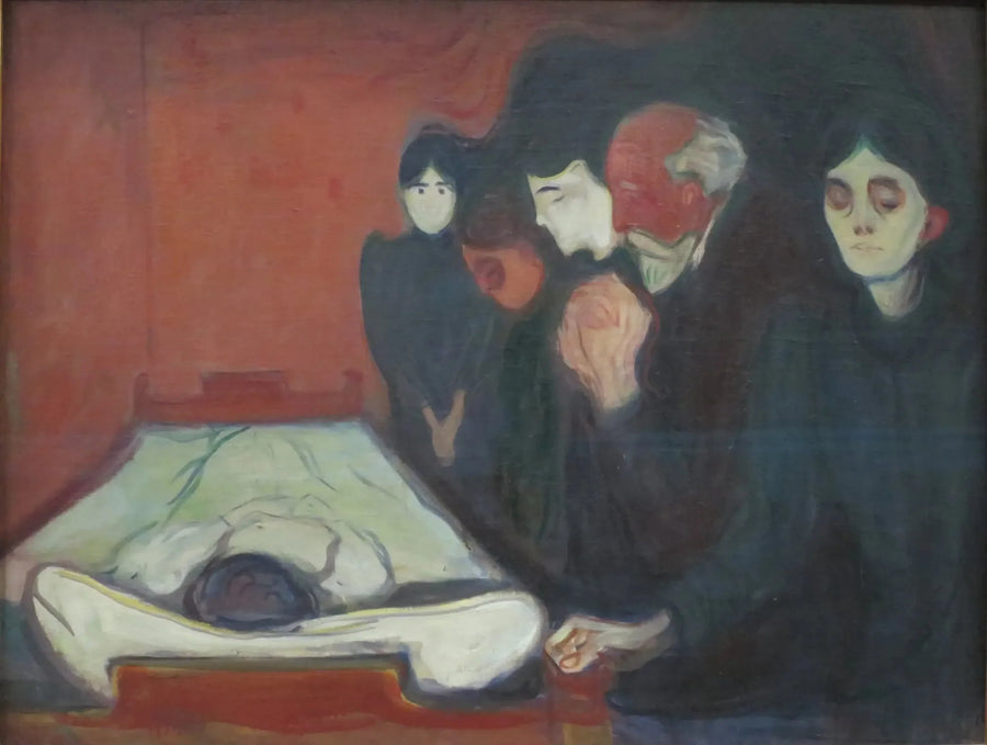 Au lit de mort - Edvard Munch