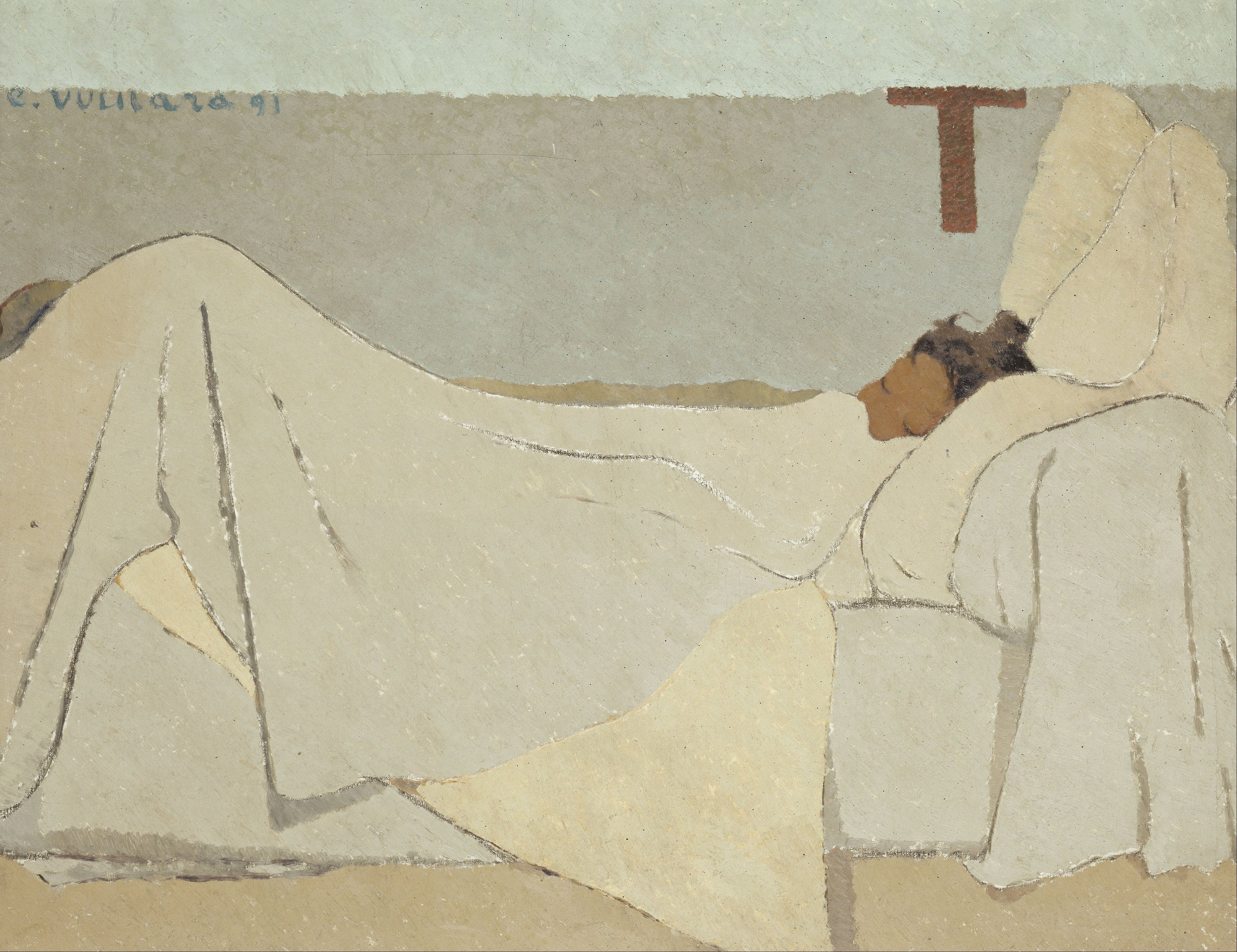 Au lit - Édouard Vuillard