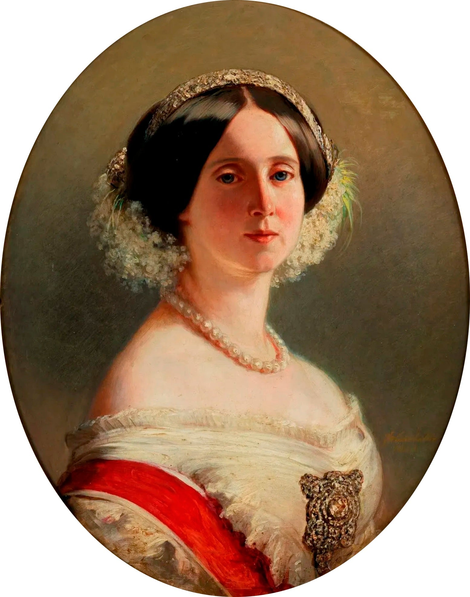 Augusta de Saxe-Weimar, reine de Prusse et impératrice allemande (1811-1890) - Franz Xaver Winterhalter