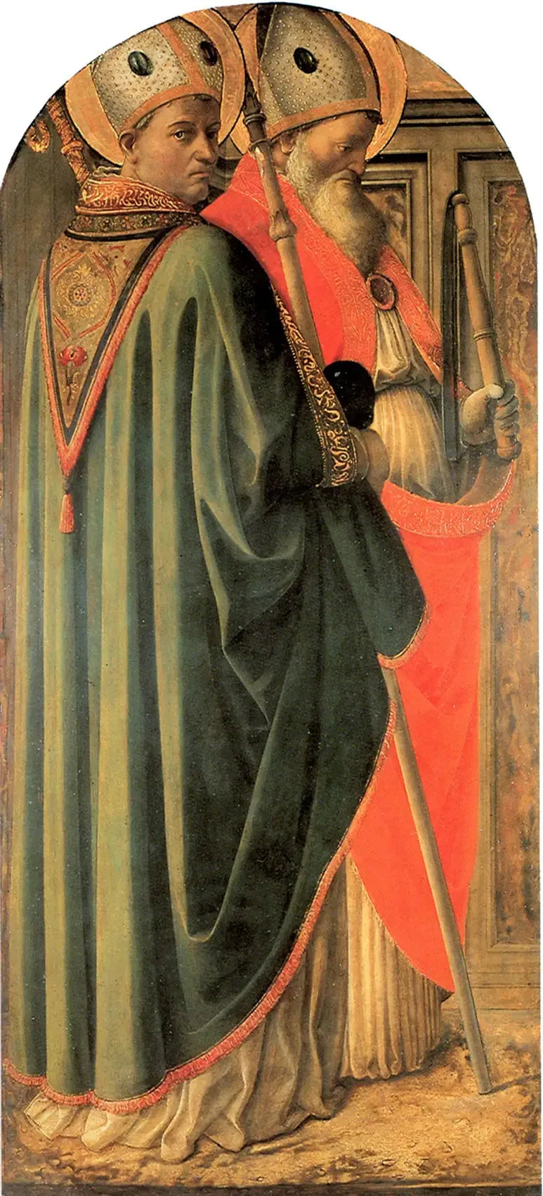 Augustine and Ambrose, Doctors of the Church - Fra Filippo Lippi