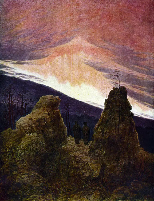 Aurores boréales - Caspar David Friedrich