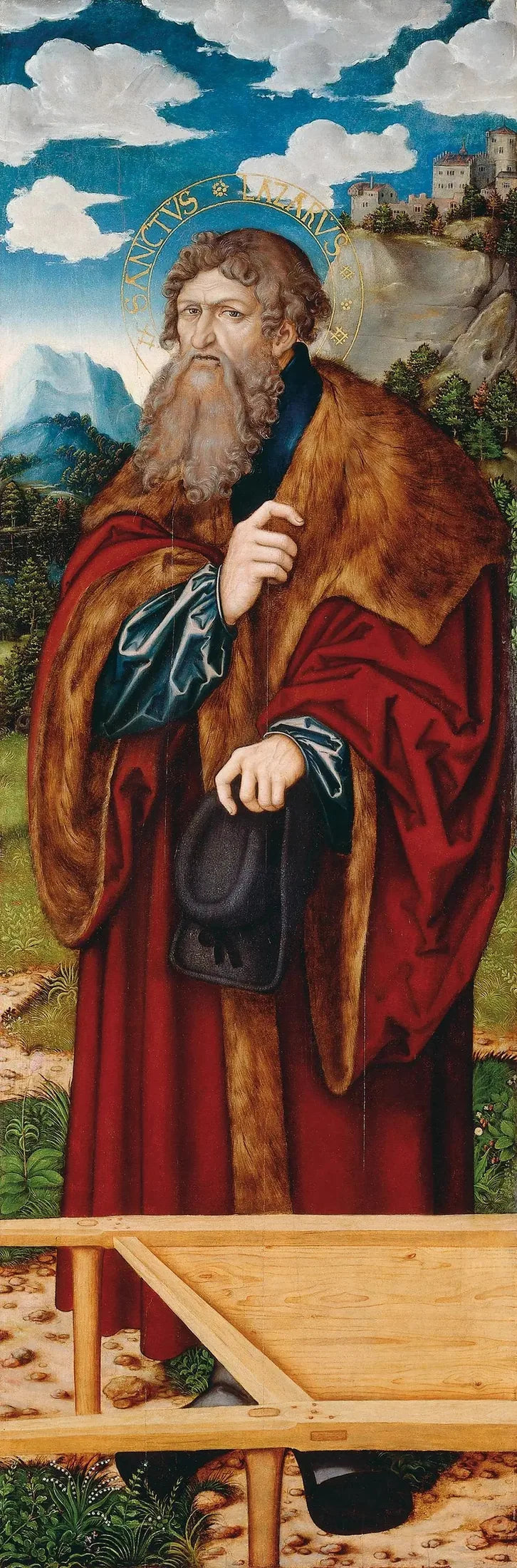 Autel de la Madeleine : Saint Lazare - Lucas Cranach the Elder