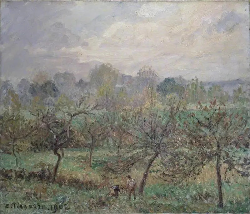 Automne, Brume Matinale, Éragny-sur-Epte - Camille Pissarro