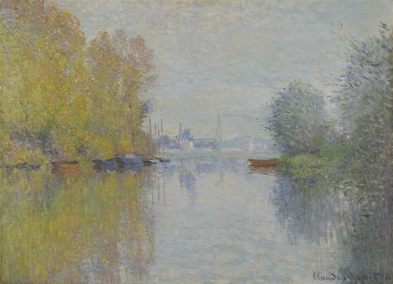 Automne sur la Seine, Argenteuil W291 – Claude Monet