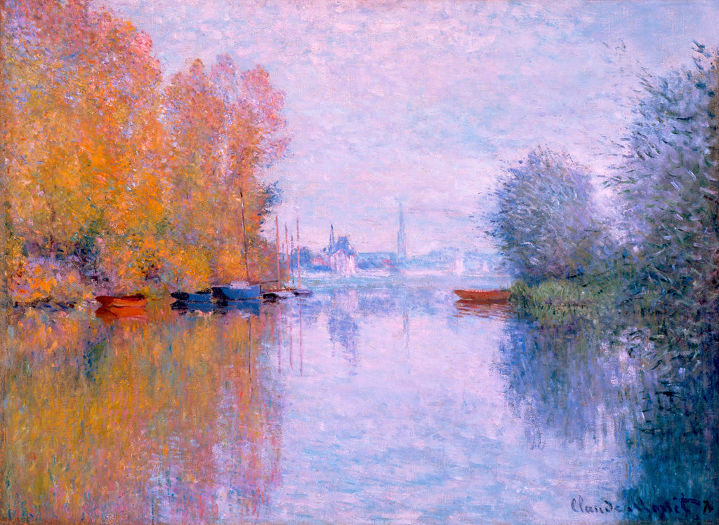 Automne sur la Seine, Argenteuil - Claude Monet