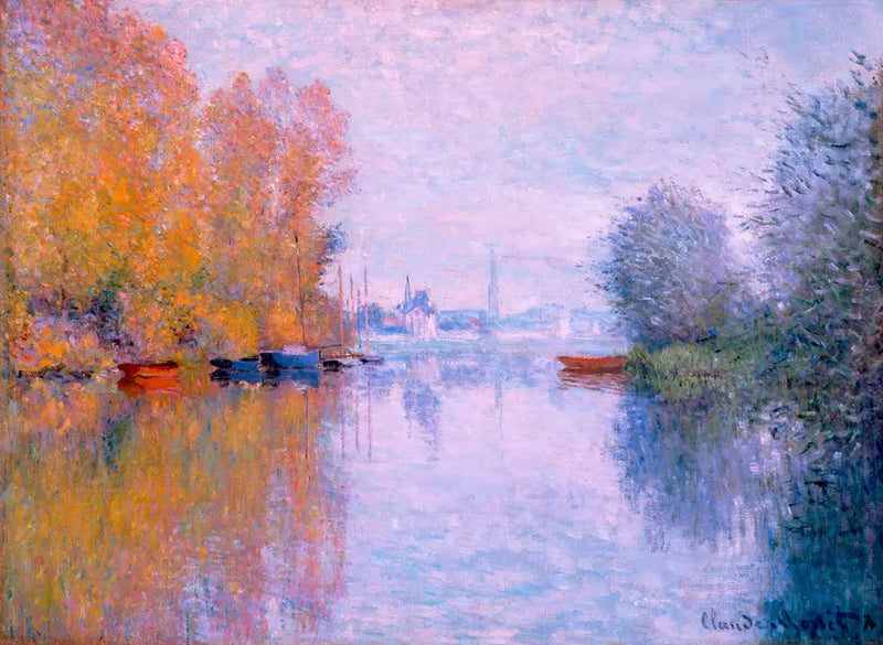 Automne sur la Seine, Argenteuil - Claude Monet