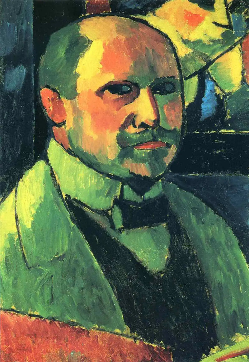 Autoportrait 1912 - Alexej von Jawlensky