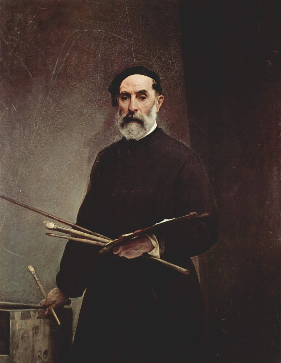 Autoportrait à 69 ans - Francesco Hayez