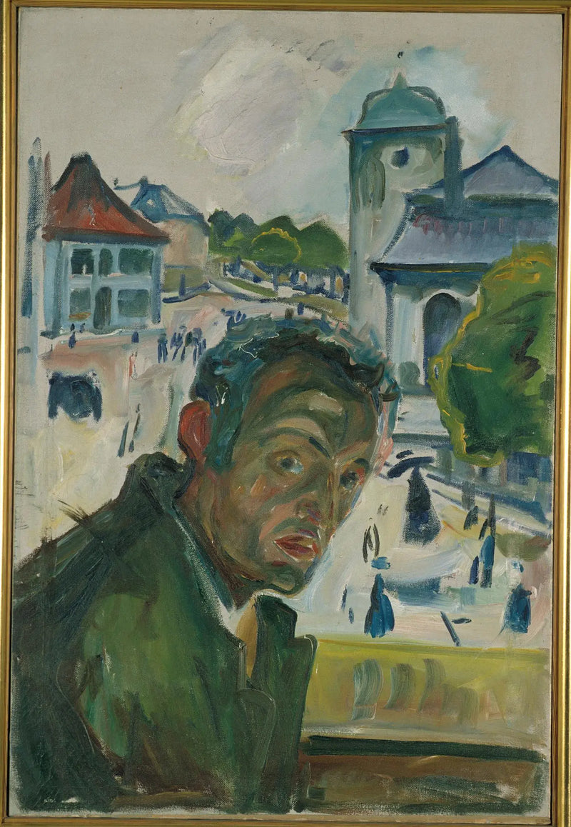 Autoportrait à Bergen - Edvard Munch