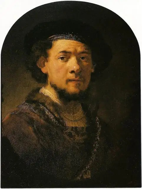 Autoportrait à la chaîne en or - Rembrandt