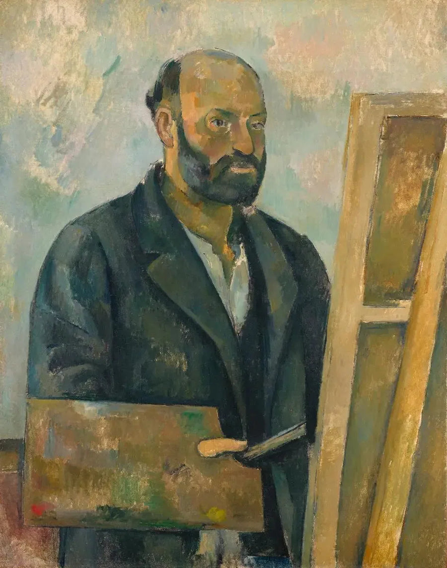 Autoportrait à la palette - Paul Cézanne