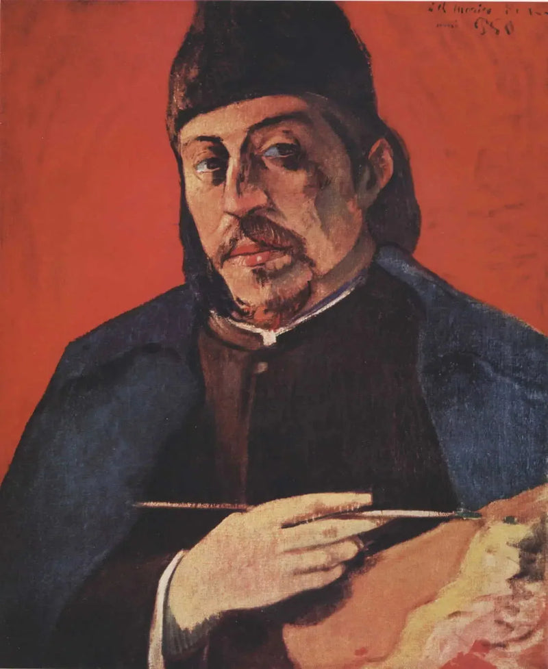 Autoportrait à la palette - Paul Gauguin