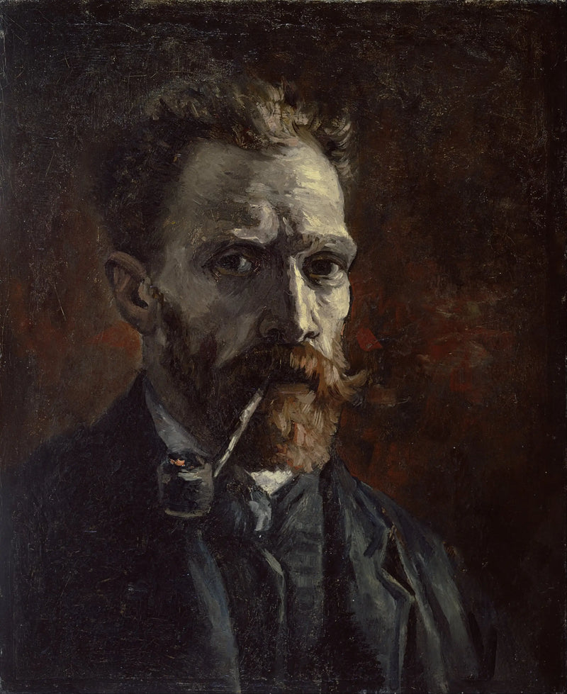 Autoportrait à la pipe - Vincent van Gogh