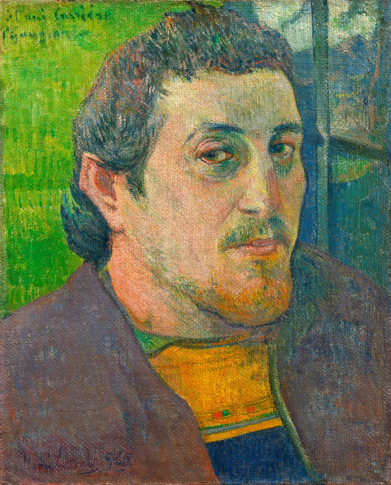 Autoportrait à l'ami Carrière - Paul Gauguin