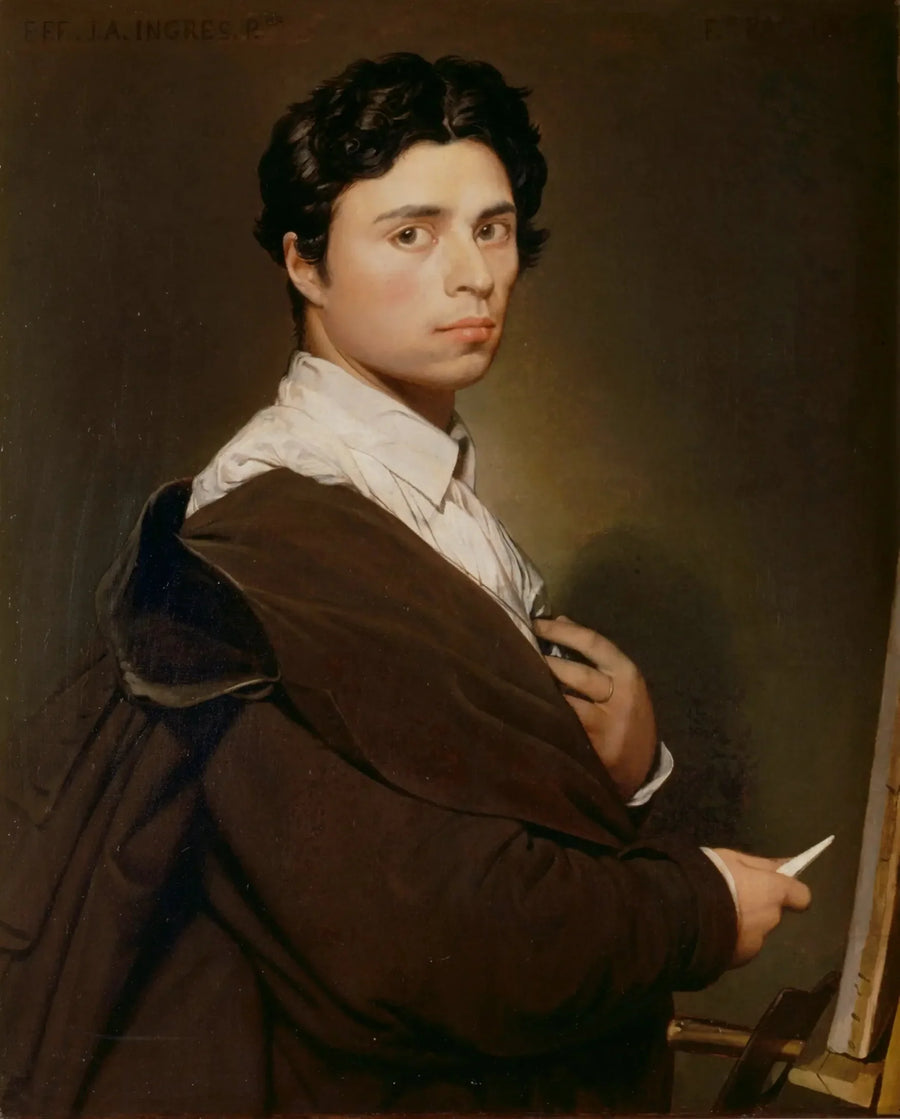 Autoportrait à vingt-quatre ans - Jean-Auguste-Dominique Ingres