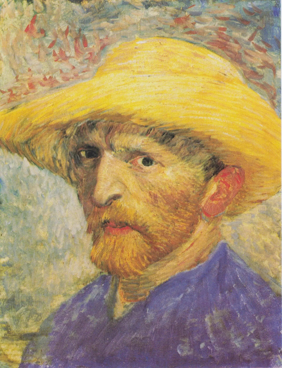 Autoportrait au chapeau de paille - Vincent van Gogh
