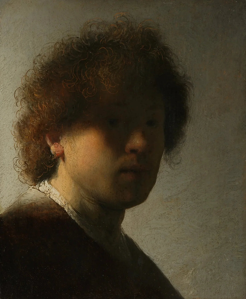 Autoportrait aux cheveux ébouriffés - Rembrandt
