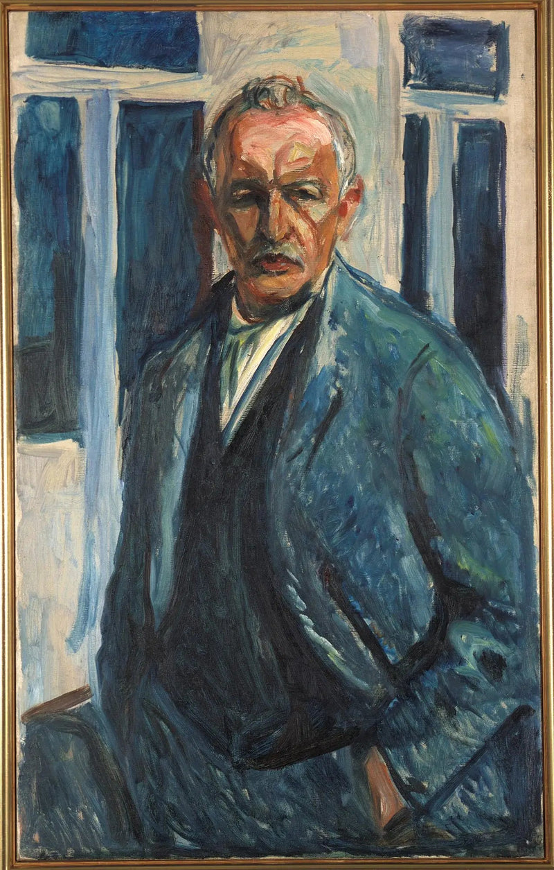 Autoportrait aux mains dans les poches - Edvard Munch