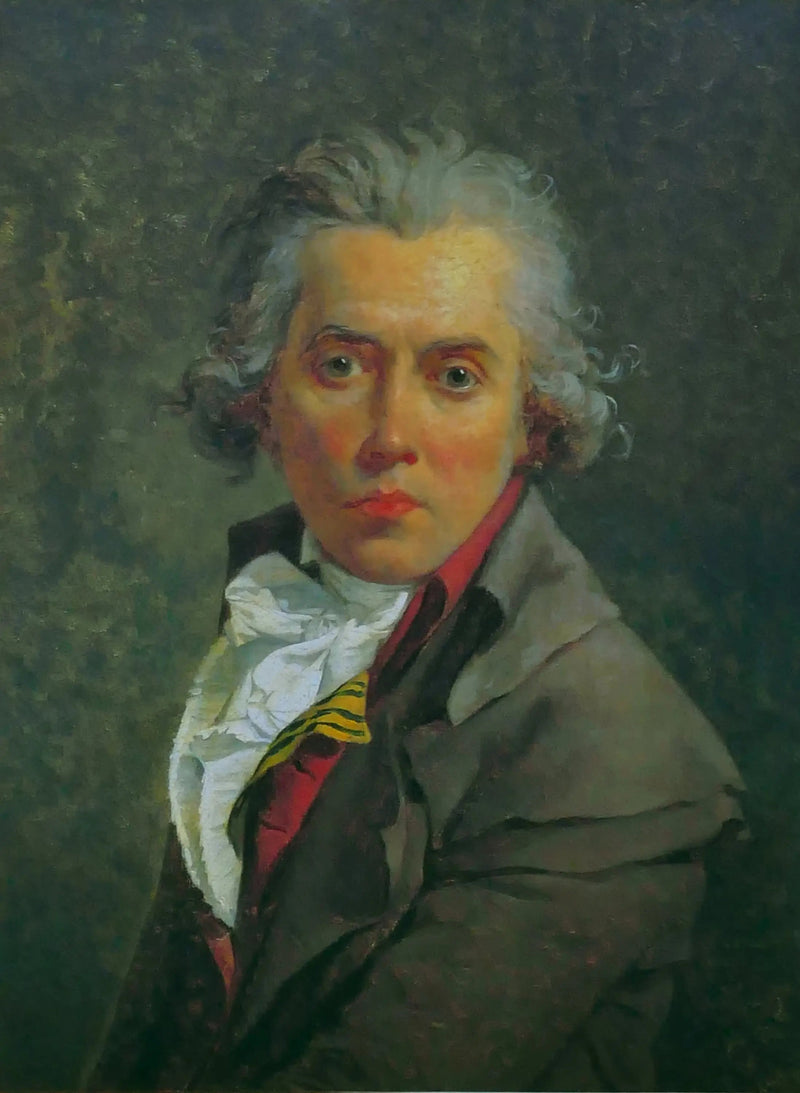 Autoportrait aux trois pinces - Jacques-Louis David