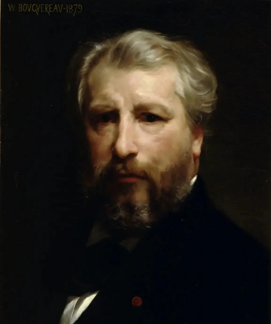 Autoportrait - Bouguereau image 1 reproduction réalisée par Alpha Reproduction