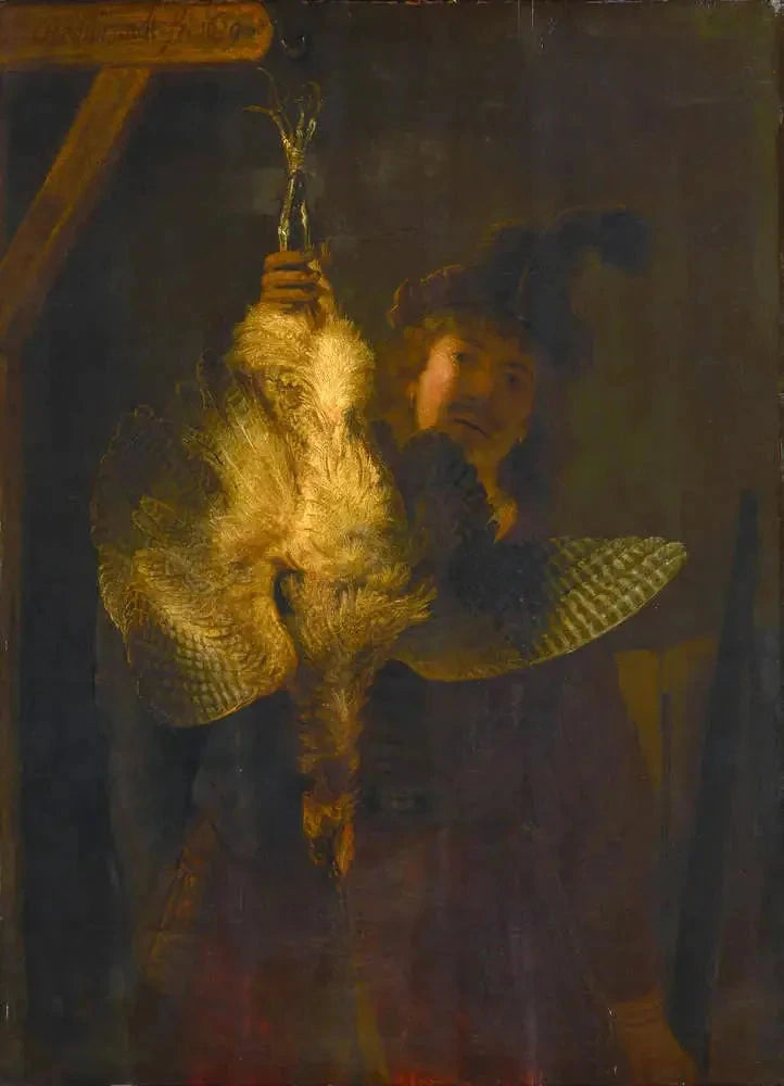 Le Chasseur de butor, autoportrait – Rembrandt