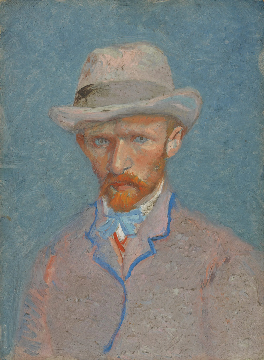 Autoportrait au chapeau de feutre gris, F296 – Van Gogh