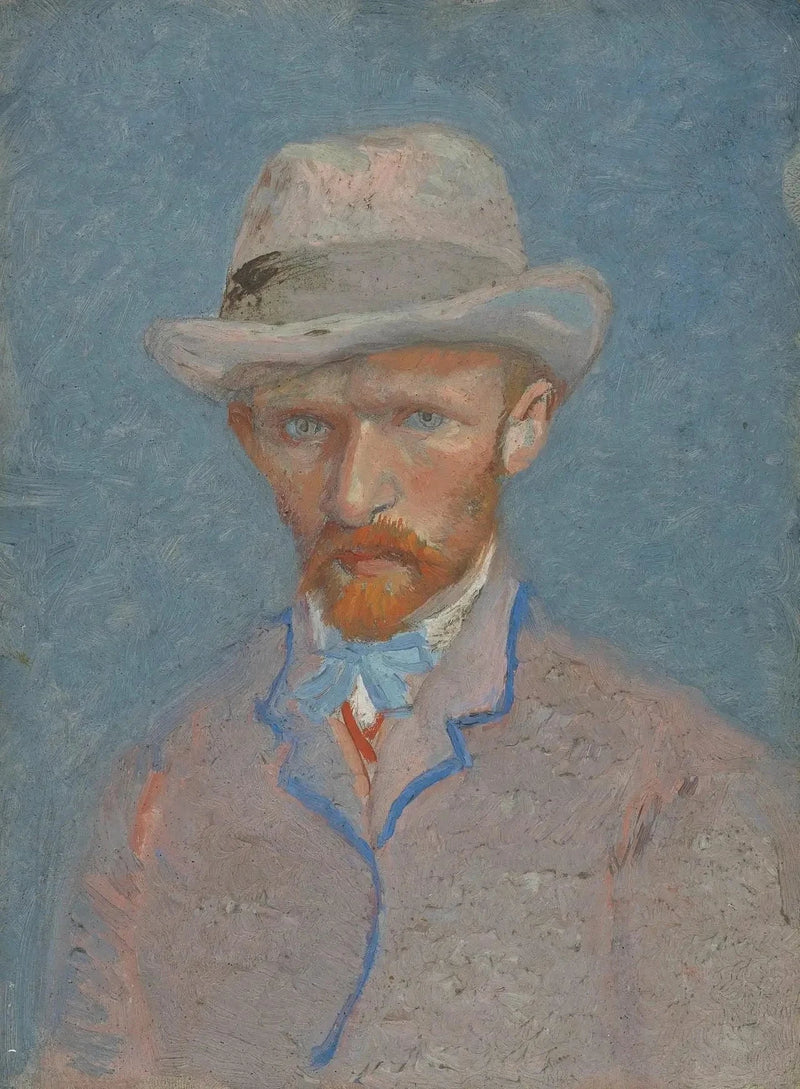 Autoportrait au chapeau de feutre gris, F344 – Van Gogh