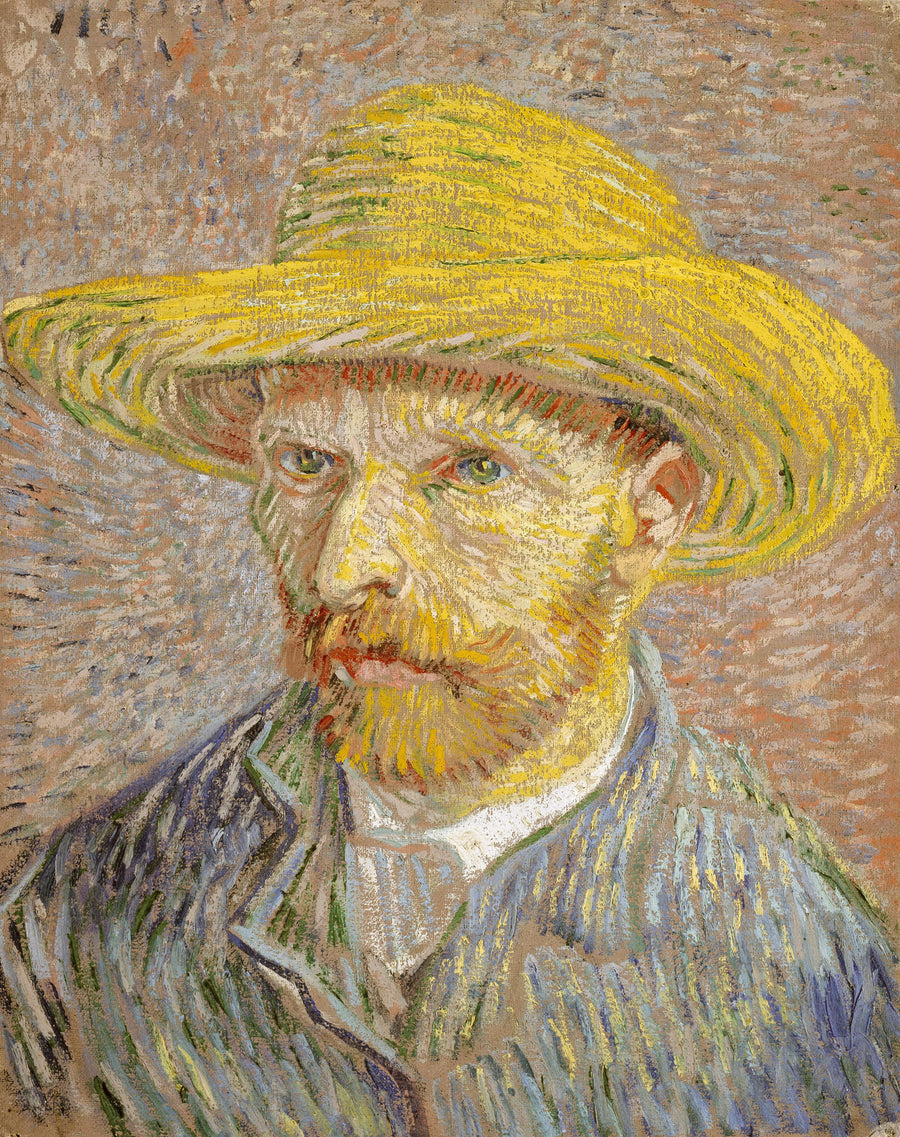 Autoportrait au chapeau de paille, F365v – Van Gogh