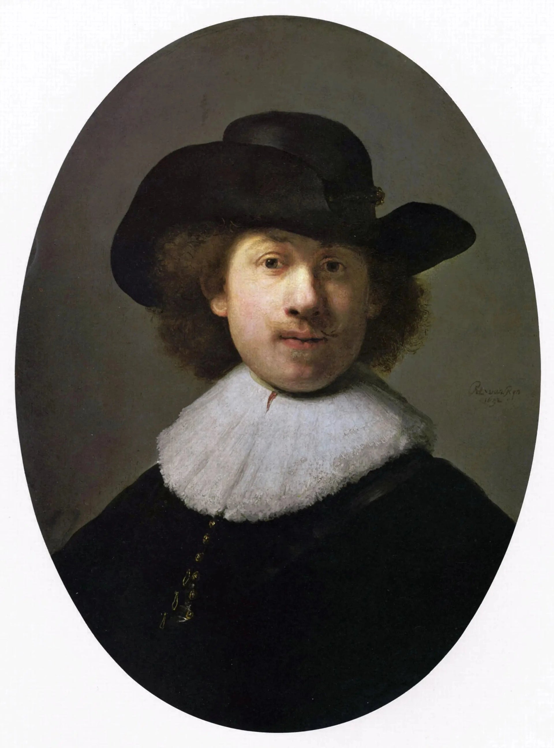 Autoportrait en citoyen — Rembrandt, 1632, Burrell Collection