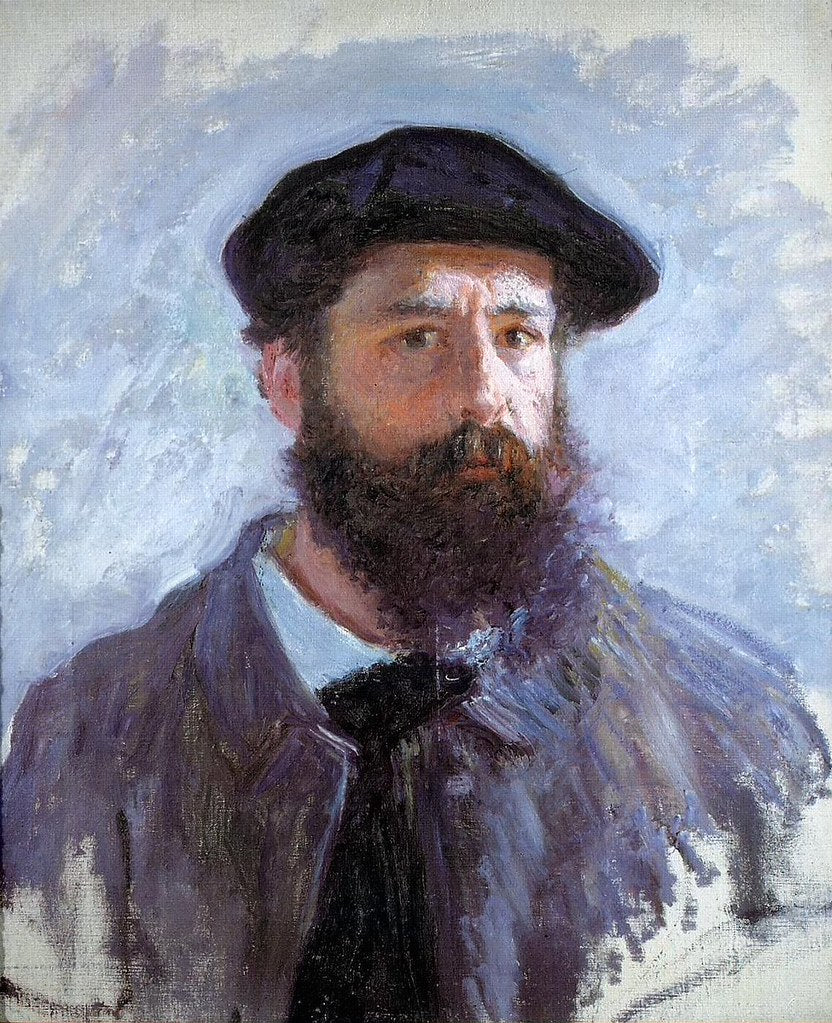 Autoportrait coiffé d'un béret - Claude Monet