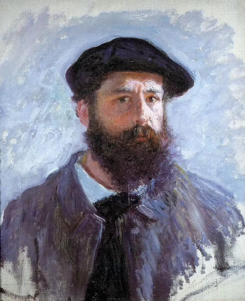 Autoportrait coiffé d'un béret - Claude Monet