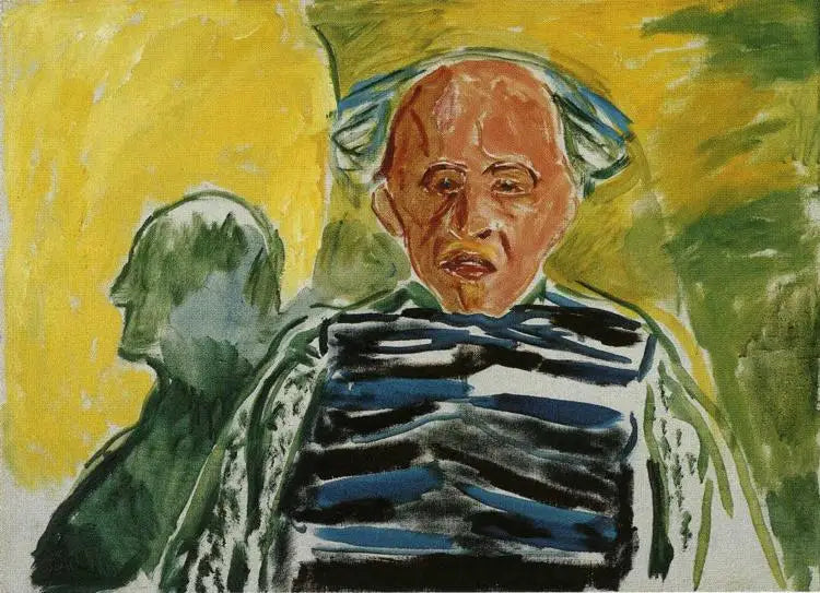 Autoportrait - Edvard Munch