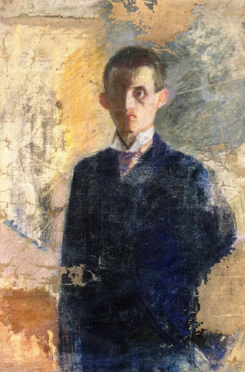 Autoportrait - Edvard Munch