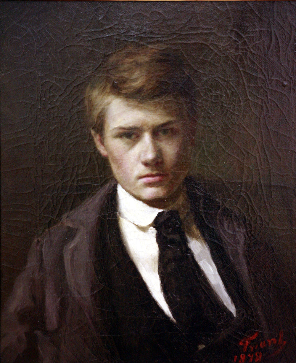 Autoportrait - Émile Friant image 1 copie peinte à la main à l’huile
