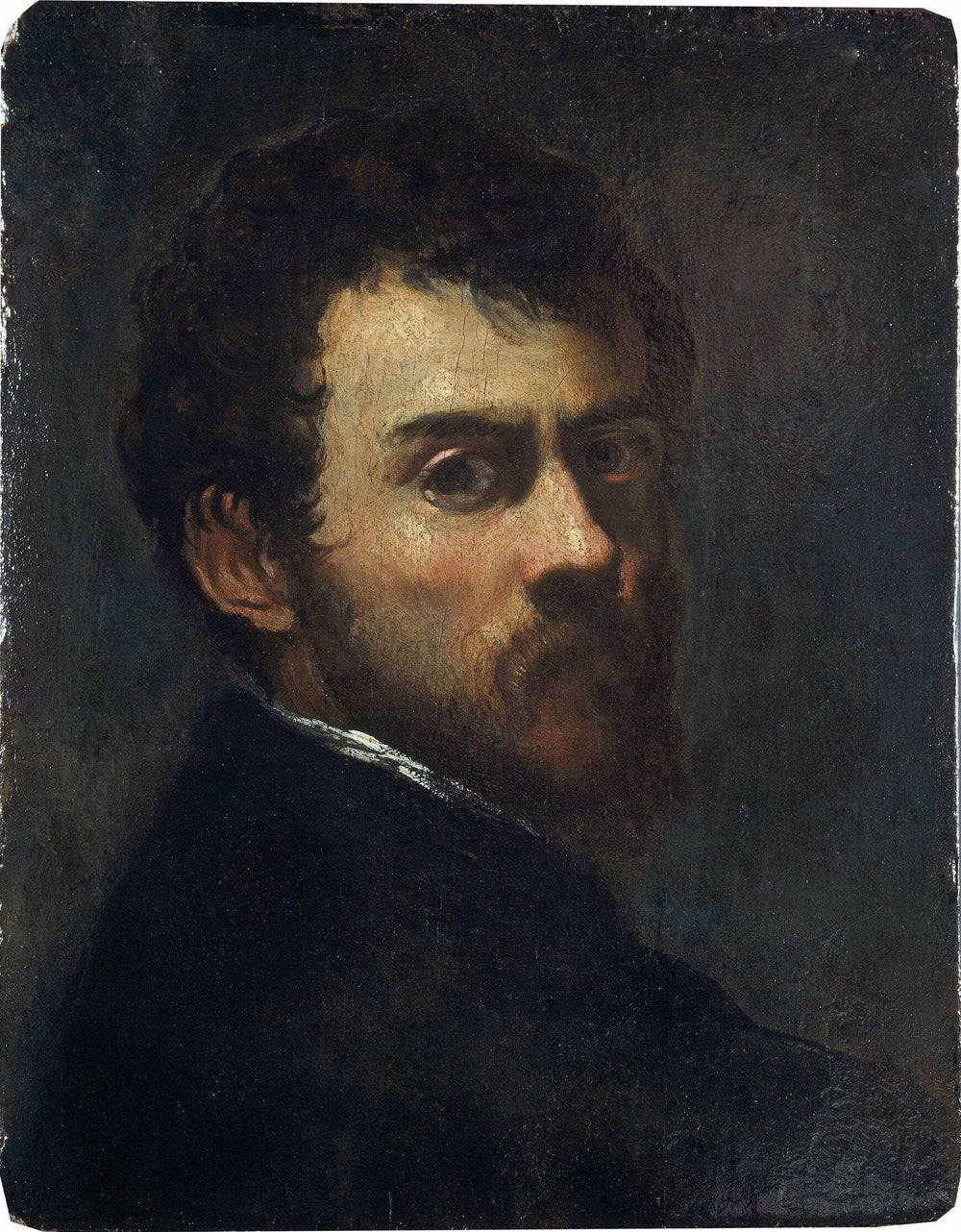 Autoportrait en jeune homme - Jacopo Tintoretto image 1 reproduction artisanale de tableau