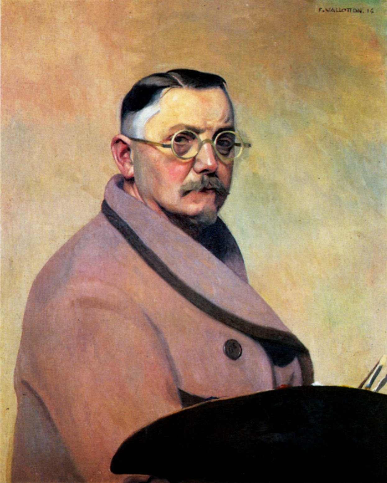 Autoportrait en robe de chambre - Félix Vallotton